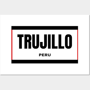 Trujillo City in Peruvian Flag Posters and Art